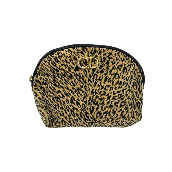 Christain Dior animal print small makeup case - Picture 1 of 9
